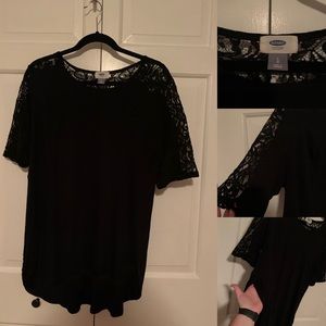 Black Old Navy Lace top